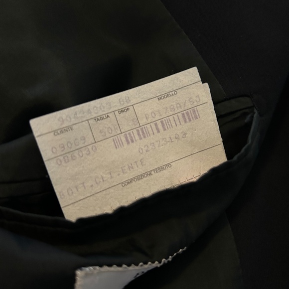 Prada Black Suit Jacket for Men Size 50R Designer ~ Luxury ~ Italian! - Picture 8 of 10